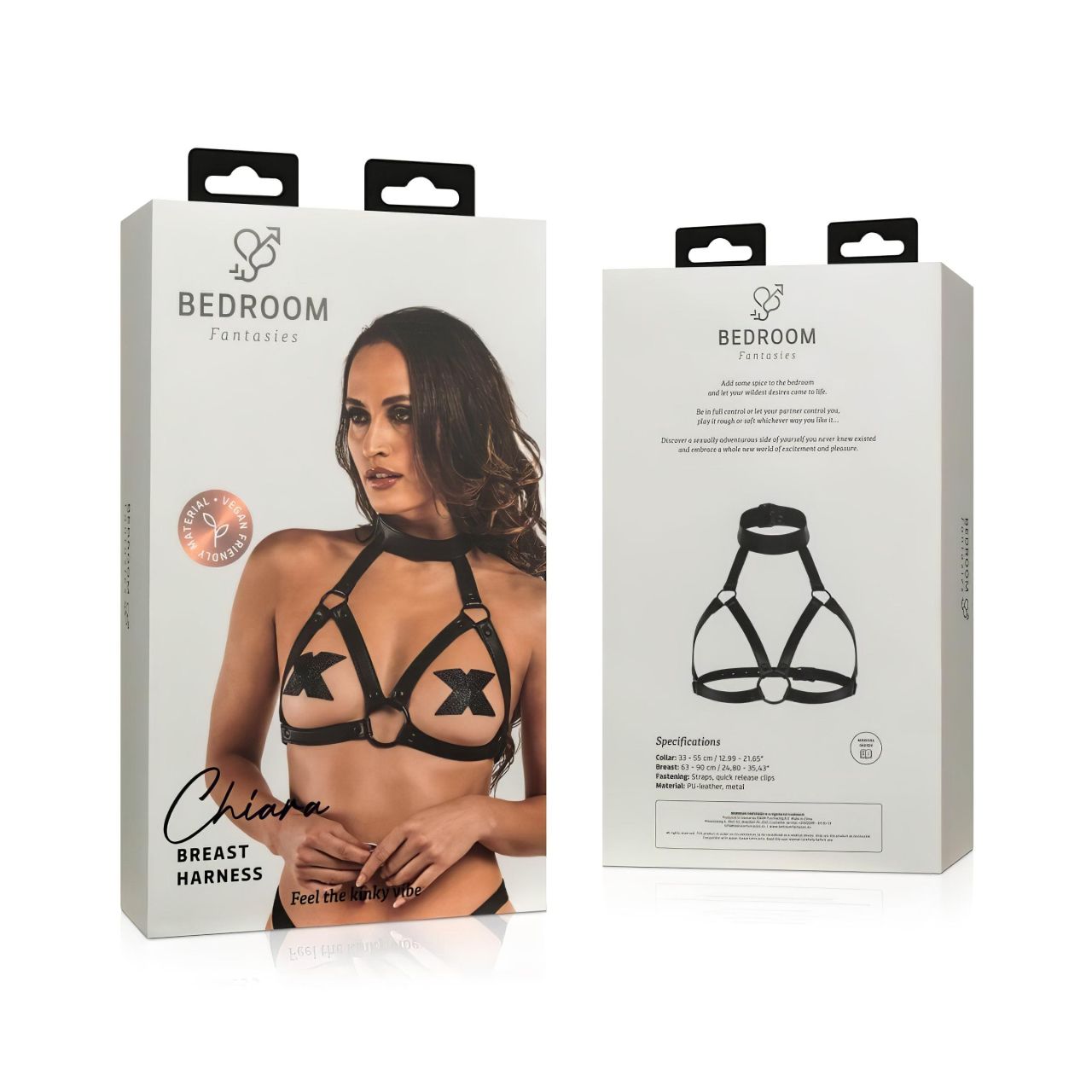 Bedroom Fantasies Chiara - testhám felső (fekete) - S-XL Bedroom Fantasies Chiara - testhám felső (fekete) - S-XL