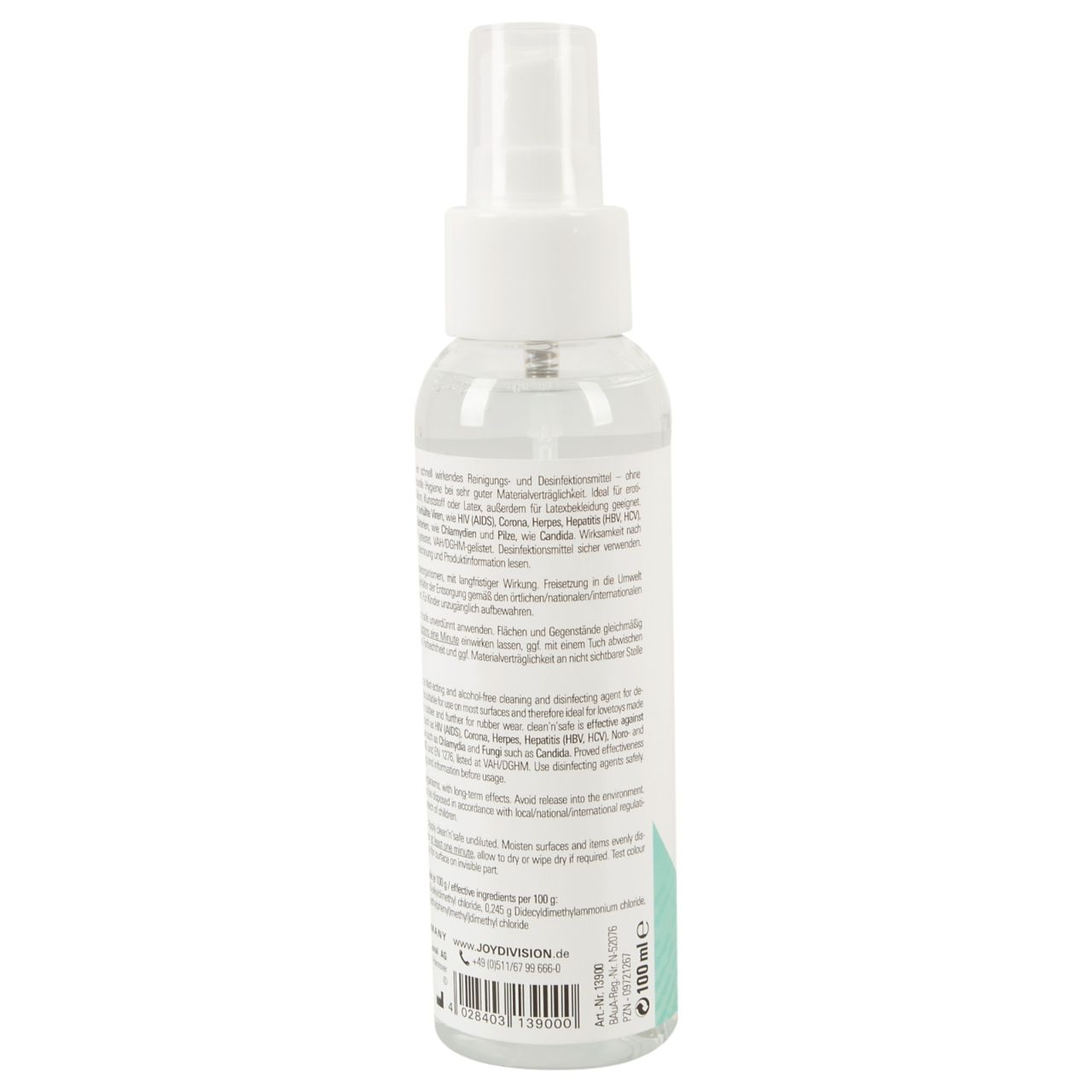 JoyDivision Clean Safe - fertőtlenítő spray (100ml) JoyDivision Clean Safe - fertőtlenítő spray (100ml)