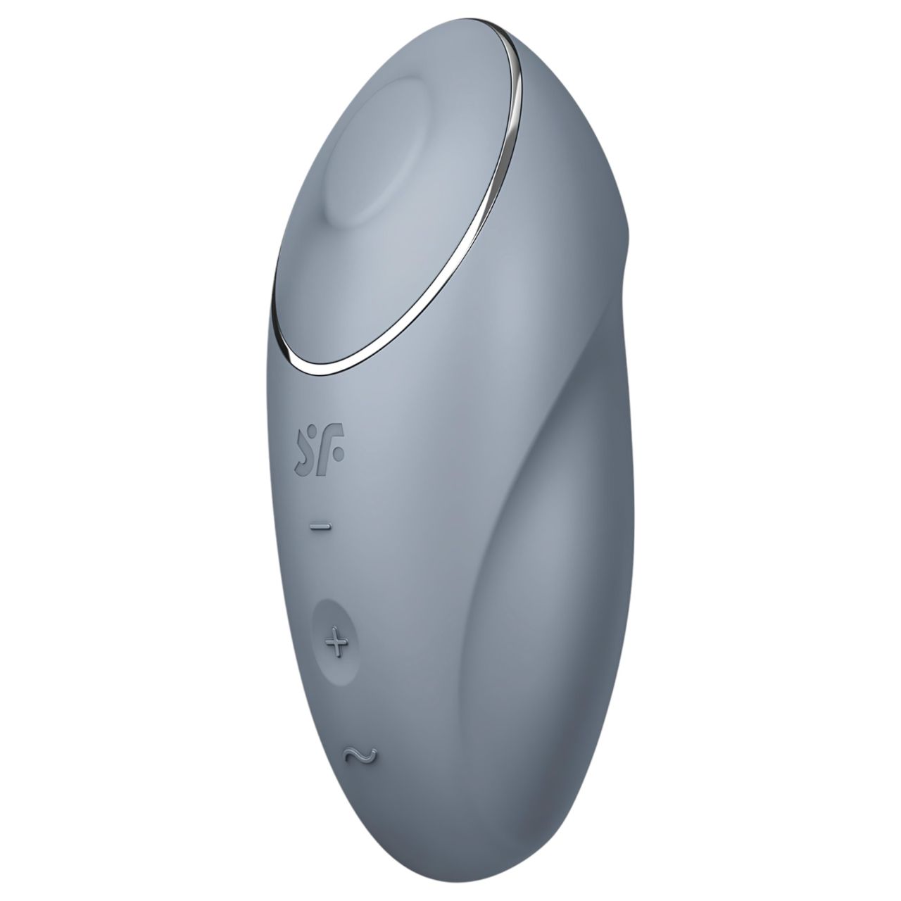 Satisfyer Tap & Climax 1 - 2in1 csikló vibrátor (szürke) Satisfyer Tap & Climax 1 - 2in1 csikló vibrátor (szürke)