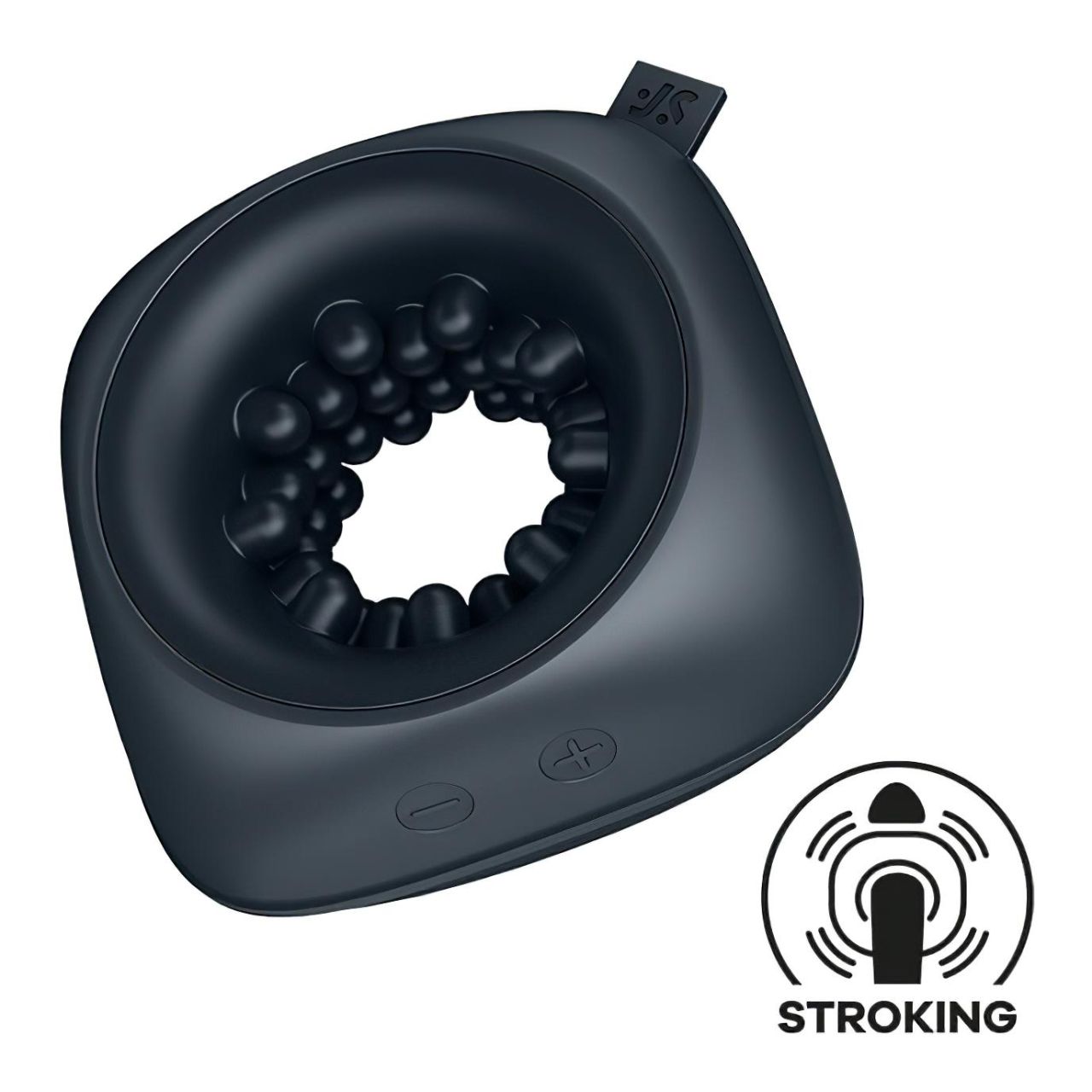 Satisfyer Ring Stroker - akkus, vibrációs maszturbátor (fekete) Satisfyer Ring Stroker - akkus, vibrációs maszturbátor (fekete)
