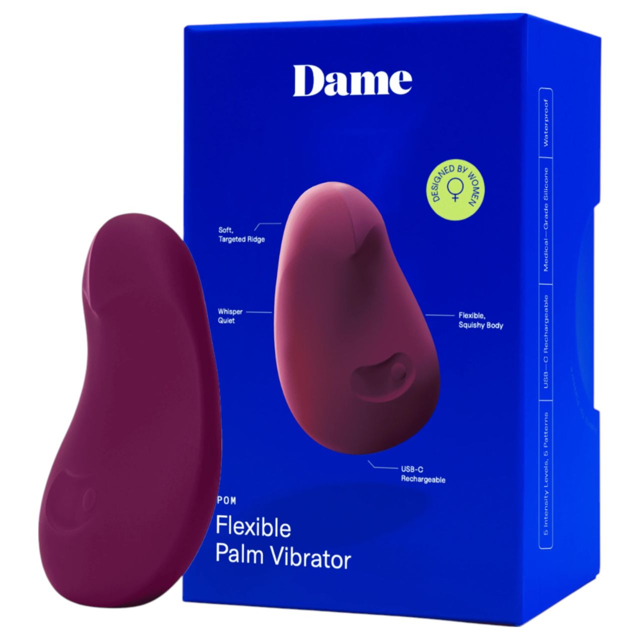 Dame Pom - akkus csikló vibrátor (lila) Dame Pom - akkus csikló vibrátor (lila)