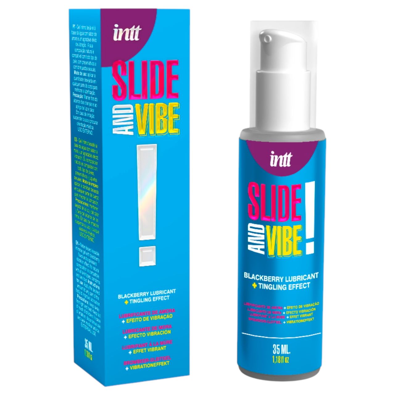 Intt - ehető, bizsergető intim síkosító gél - szeder (35ml) Intt - ehető, bizsergető intim síkosító gél - szeder (35ml)