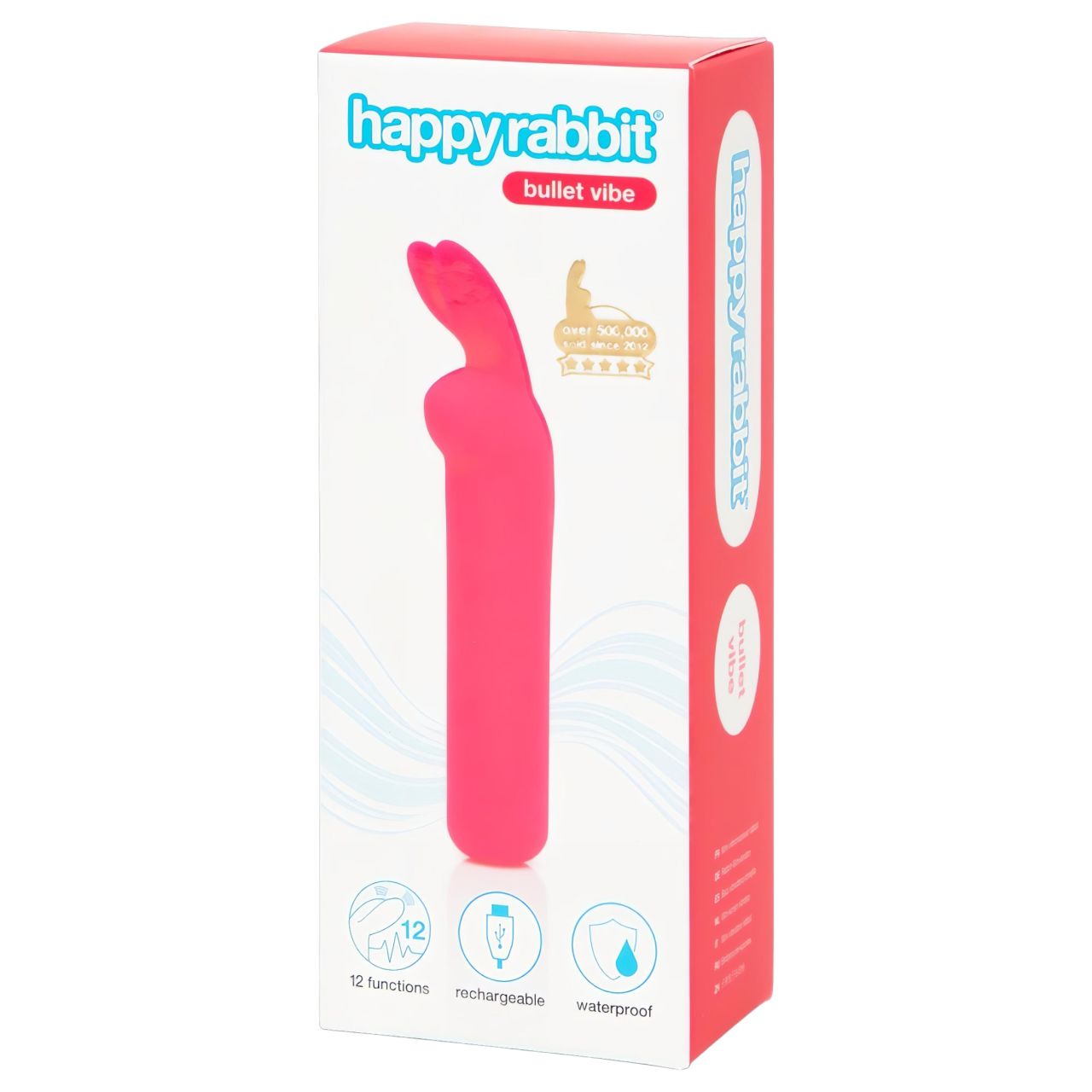 Happyrabbit Bullet - akkus, nyuszis rúdvibrátor (pink) Happyrabbit Bullet - akkus, nyuszis rúdvibrátor (pink)