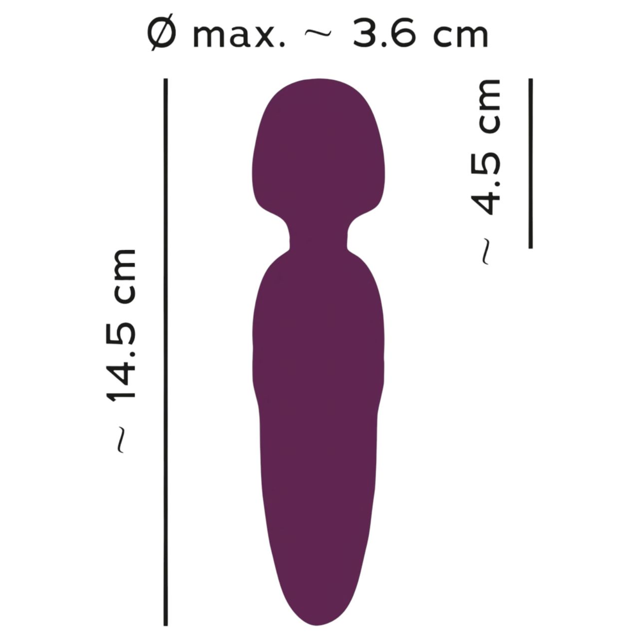 You2Toys Petite - akkus masszírozó vibrátor (piros)