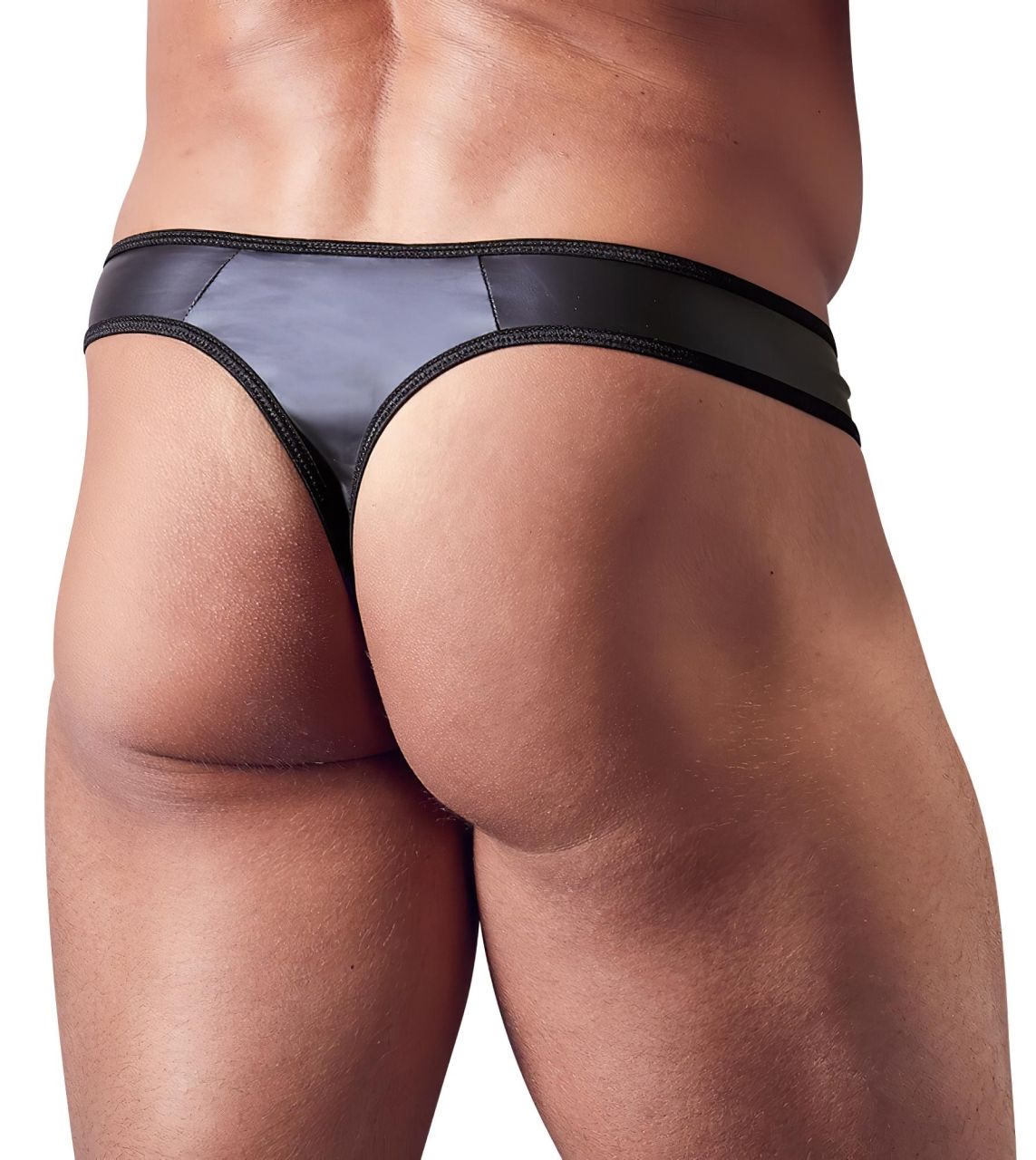 Svenjoyment - fényes férfi tanga strasszos cipzárral (fekete) Svenjoyment - fényes férfi tanga strasszos cipzárral (fekete)