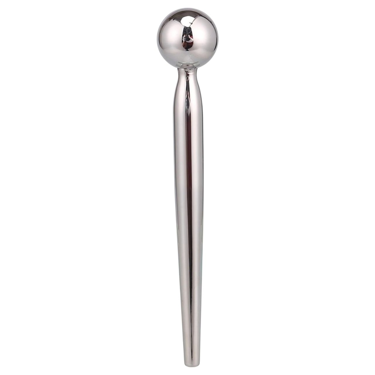 FukR - fém, gömbös dilátor - 8cm (ezüst)