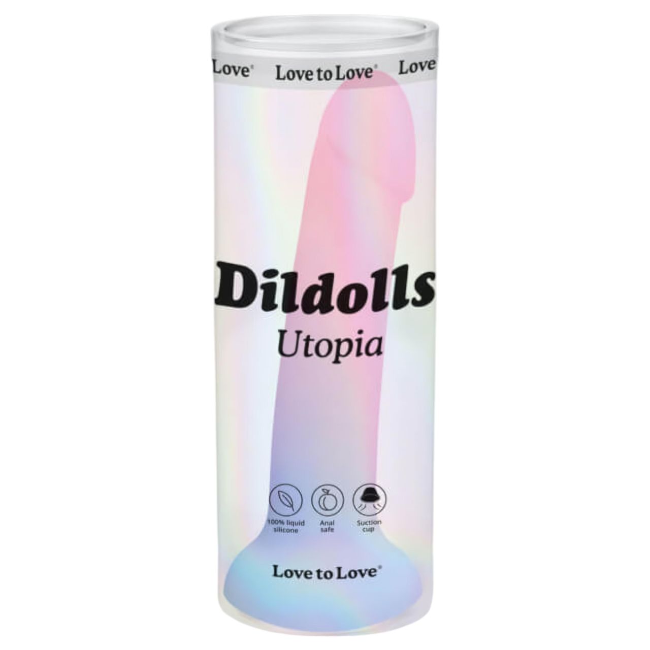 Dildolls Utopia - tapadókorongos szilikon dildó (színes) Dildolls Utopia - tapadókorongos szilikon dildó (színes)