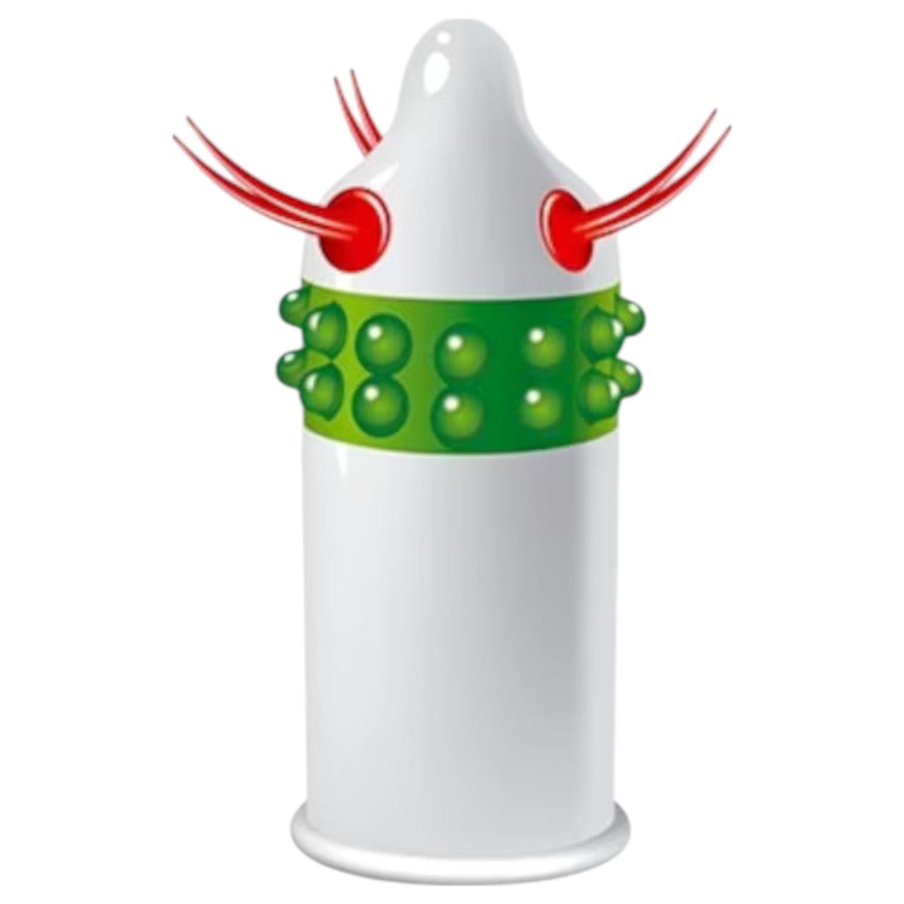 Egzo Uncle Bob - tüskés, csápos óvszer (1db) Egzo Uncle Bob - tüskés, csápos óvszer (1db)