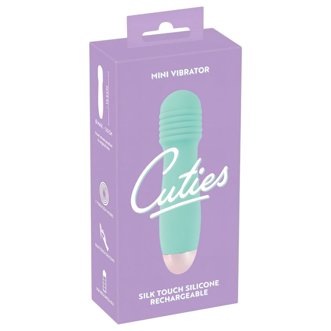 Cuties Mini Wand - akkus, mini masszírozó vibrátor (zöld) Cuties Mini Wand - akkus, mini masszírozó vibrátor (zöld)