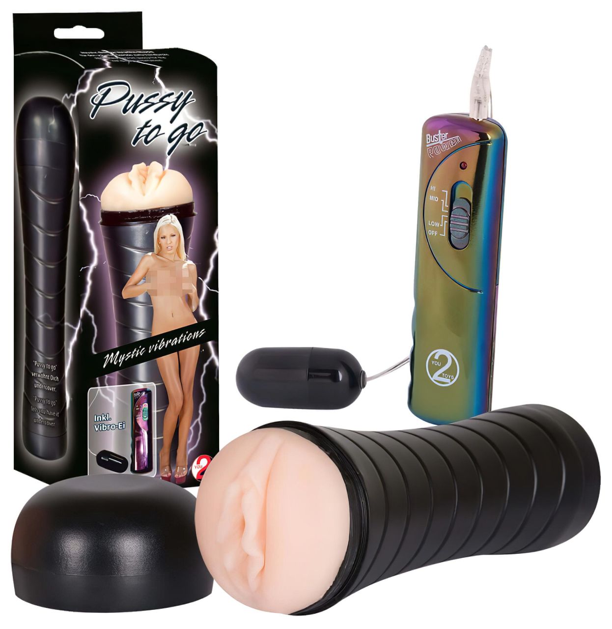 You2Toys Pussy to Go - vibrációs, diszkrét, puha vagina You2Toys Pussy to Go - vibrációs, diszkrét, puha vagina