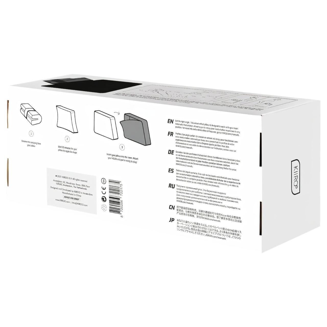 Kiiroo Keon - párna és maszturbátor tartó (fekete) Kiiroo Keon - párna és maszturbátor tartó (fekete)