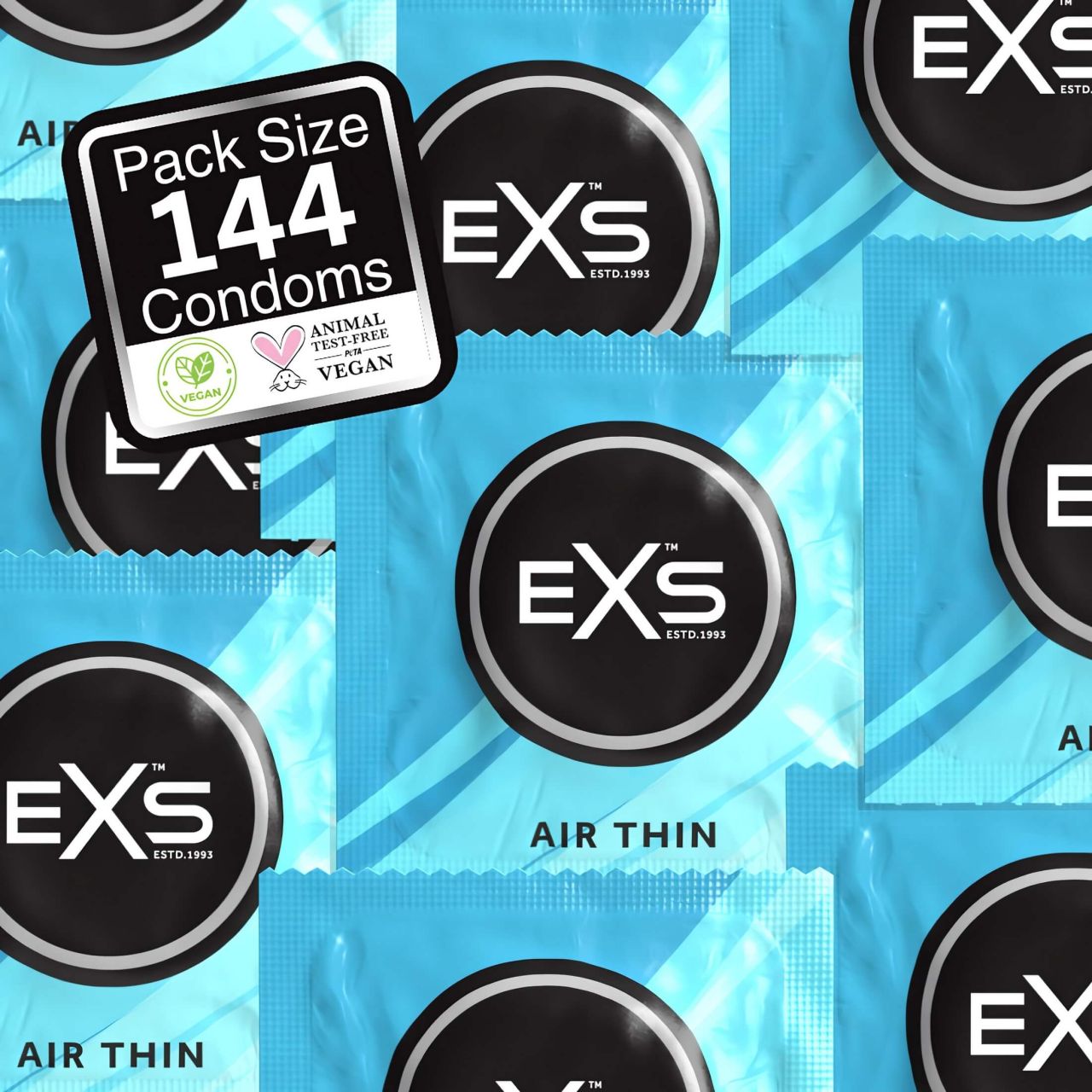 EXS Air Thin - latex óvszer (144db) EXS Air Thin - latex óvszer (144db)