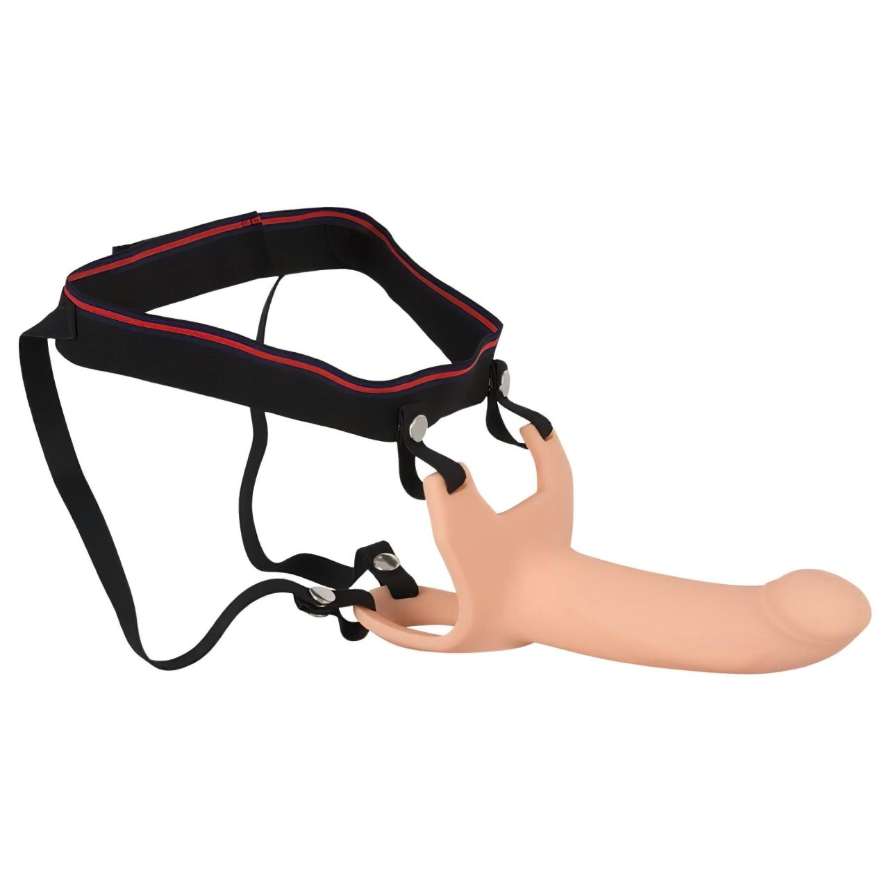 / You2Toys - Strap-on - felcsatolható, üreges dildó (nagy) - natúr / You2Toys - Strap-on - felcsatolható, üreges dildó (nagy) - natúr