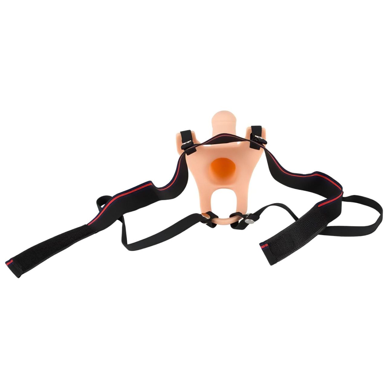 / You2Toys - Strap-on - felcsatolható, üreges dildó (nagy) - natúr / You2Toys - Strap-on - felcsatolható, üreges dildó (nagy) - natúr