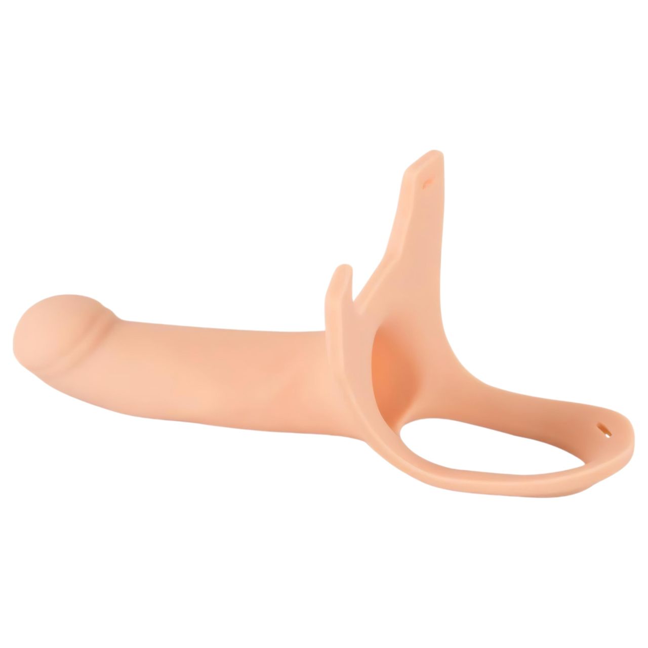 / You2Toys - Strap-on - felcsatolható, üreges dildó (nagy) - natúr / You2Toys - Strap-on - felcsatolható, üreges dildó (nagy) - natúr