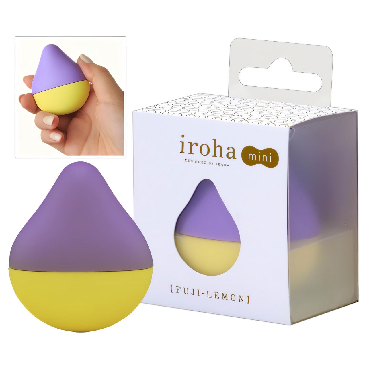 TENGA Iroha mini - mini csiklóvibrátor (lila-sárga) TENGA Iroha mini - mini csiklóvibrátor (lila-sárga)
