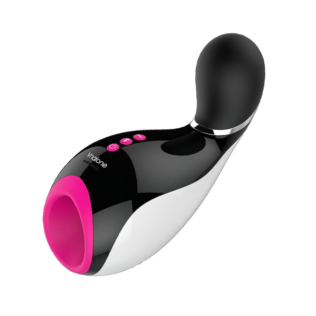 Nalone Oxxy - okos vibráló maszturbátor (fekete-pink-fehér) Nalone Oxxy - okos vibráló maszturbátor (fekete-pink-fehér)