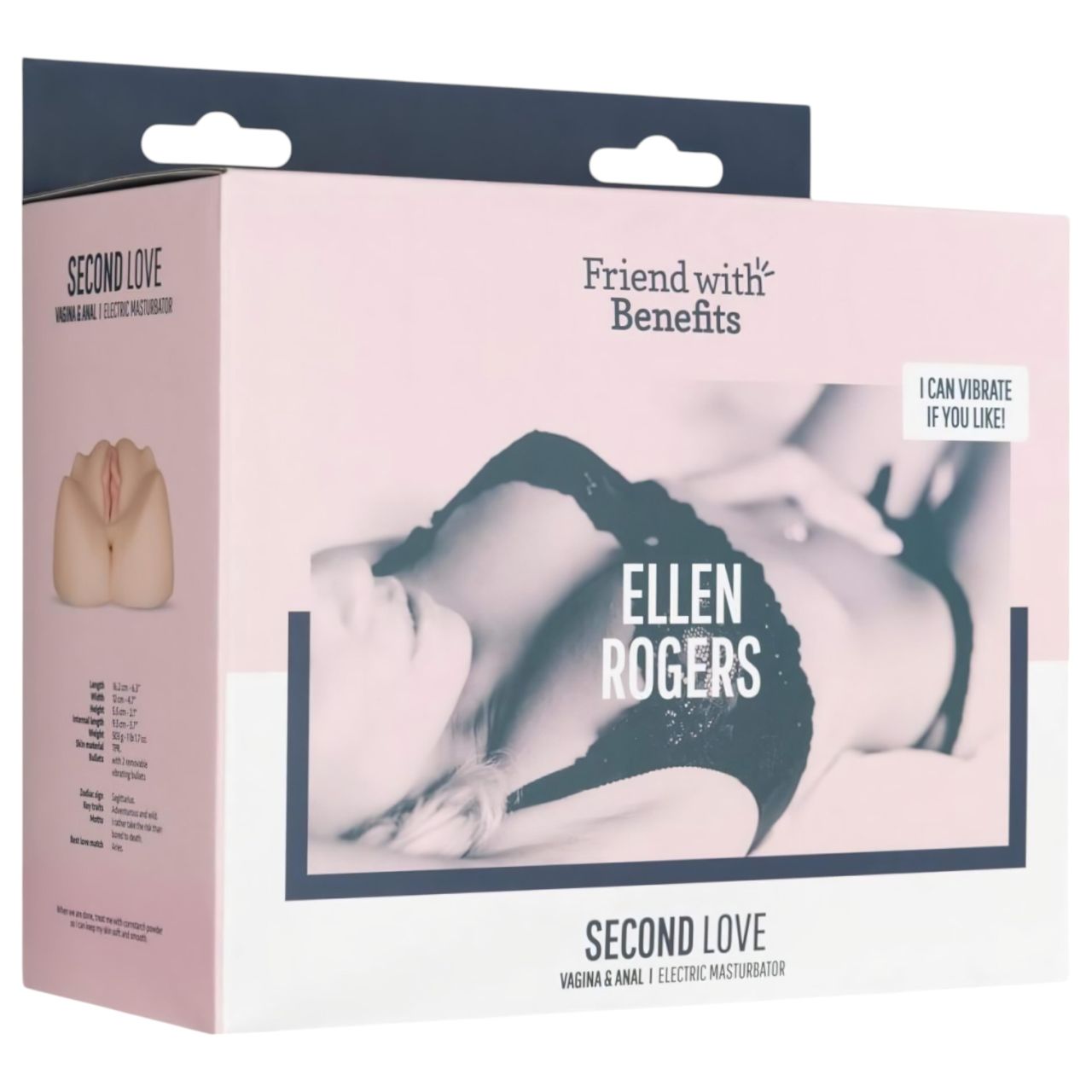 FWB - Ellen Rogers műpunci és popsi vibrátorral (natúr) FWB - Ellen Rogers műpunci és popsi vibrátorral (natúr)