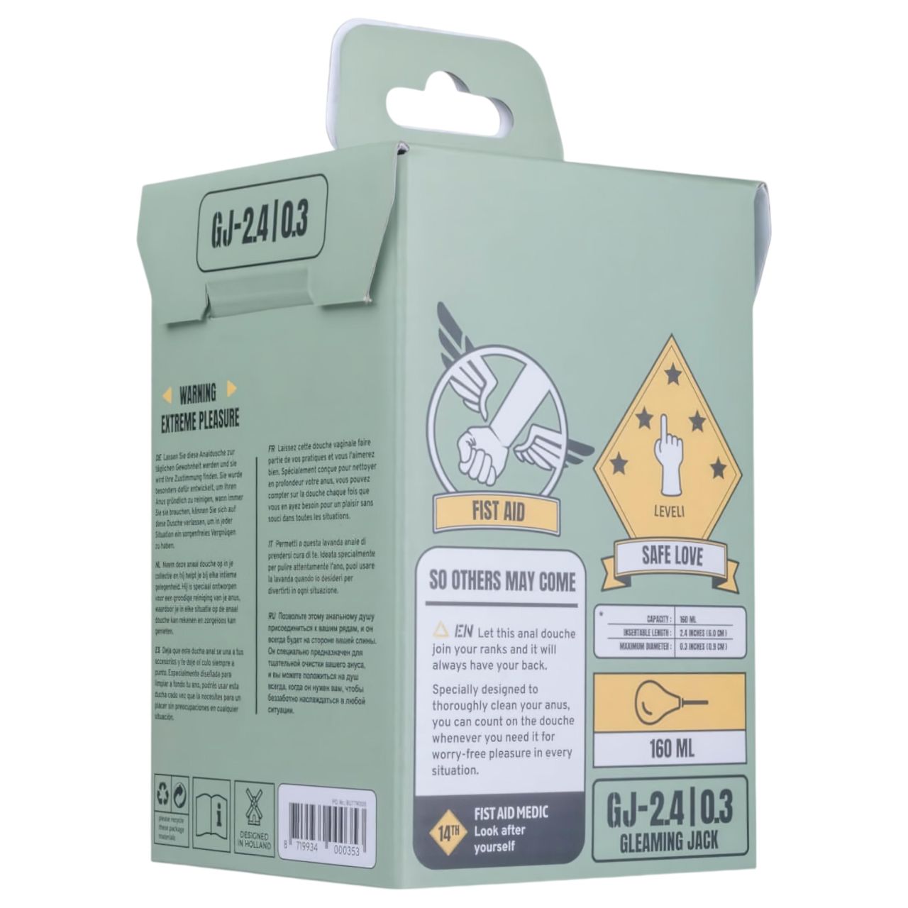 BUTTR Gleaming Jack - anál zuhany (fekete) BUTTR Gleaming Jack - anál zuhany (fekete)