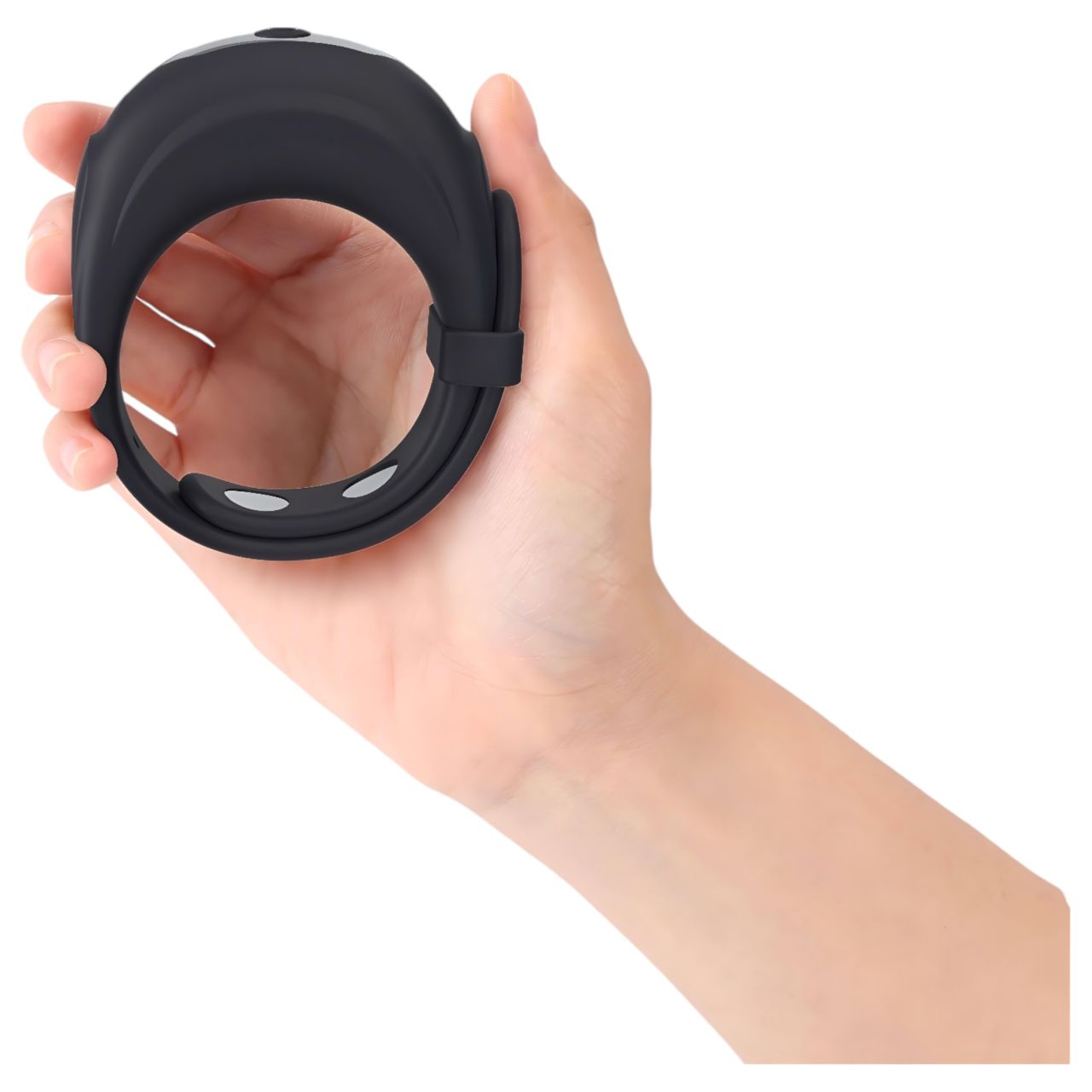Dorcel - vibrációs, állítható péniszgyűrű (fekete) Dorcel - vibrációs, állítható péniszgyűrű (fekete)