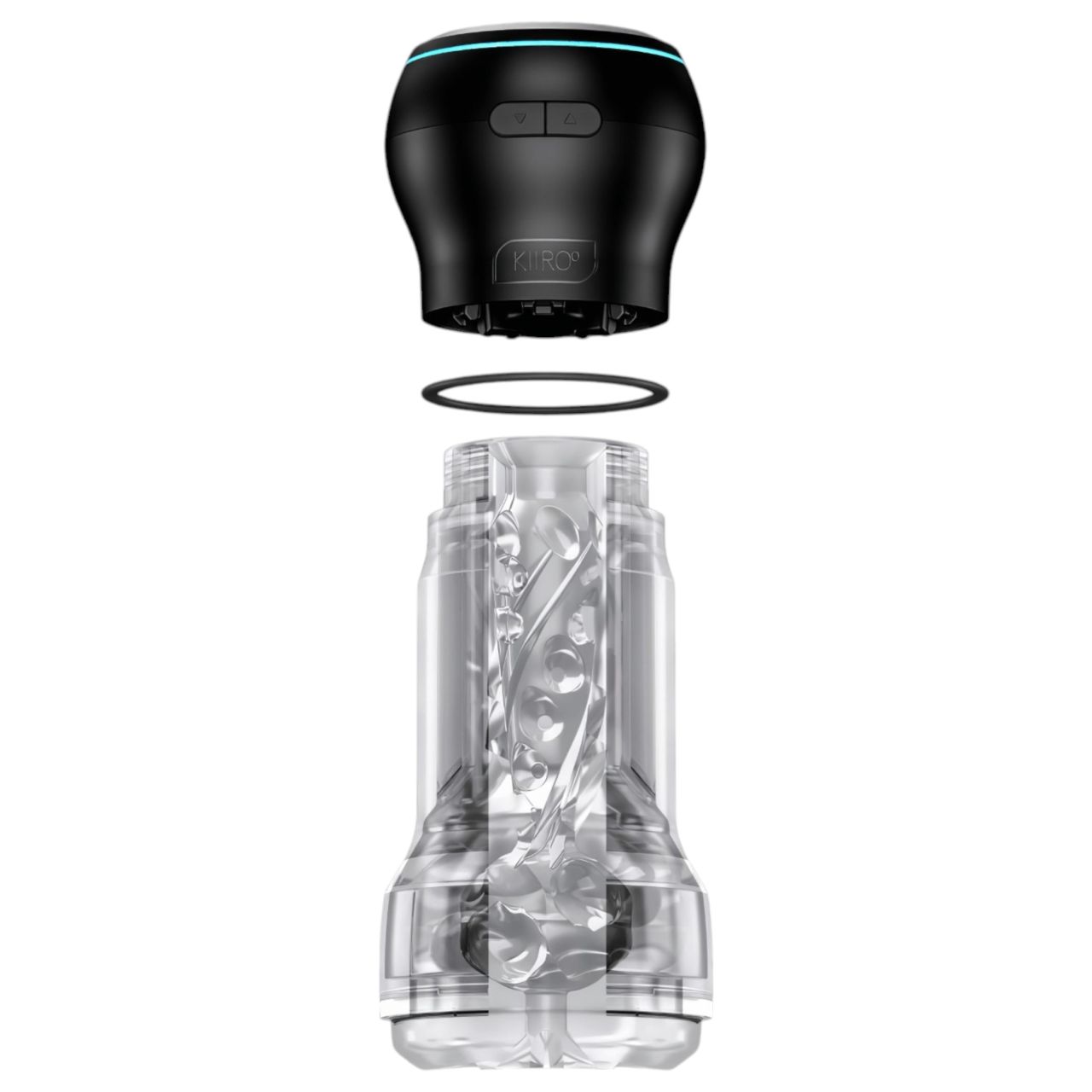 Kiiroo feel Pocket & PowerBlow - interaktív maszturbátor (átlátszó)