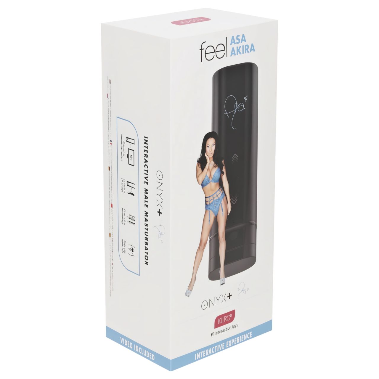 Kiiroo Onyx+ Asa Akira Experience - interaktív maszturbátor (fekete) Kiiroo Onyx+ Asa Akira Experience - interaktív maszturbátor (fekete)