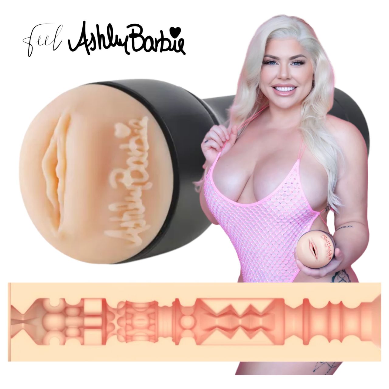 Kiiroo Ashley Barbie - műpunci maszturbátor (natúr) Kiiroo Ashley Barbie - műpunci maszturbátor (natúr)