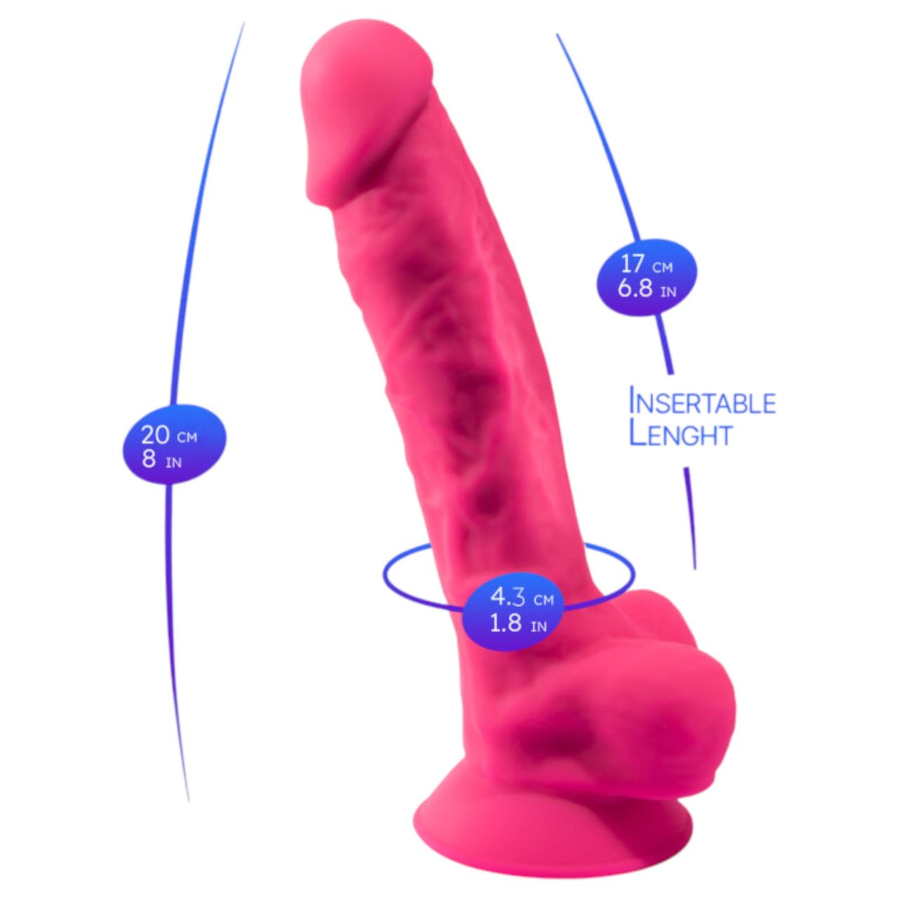 Silexd - tapadótalpas, herés vibrátor távirányítóval (pink) Silexd - tapadótalpas, herés vibrátor távirányítóval (pink)