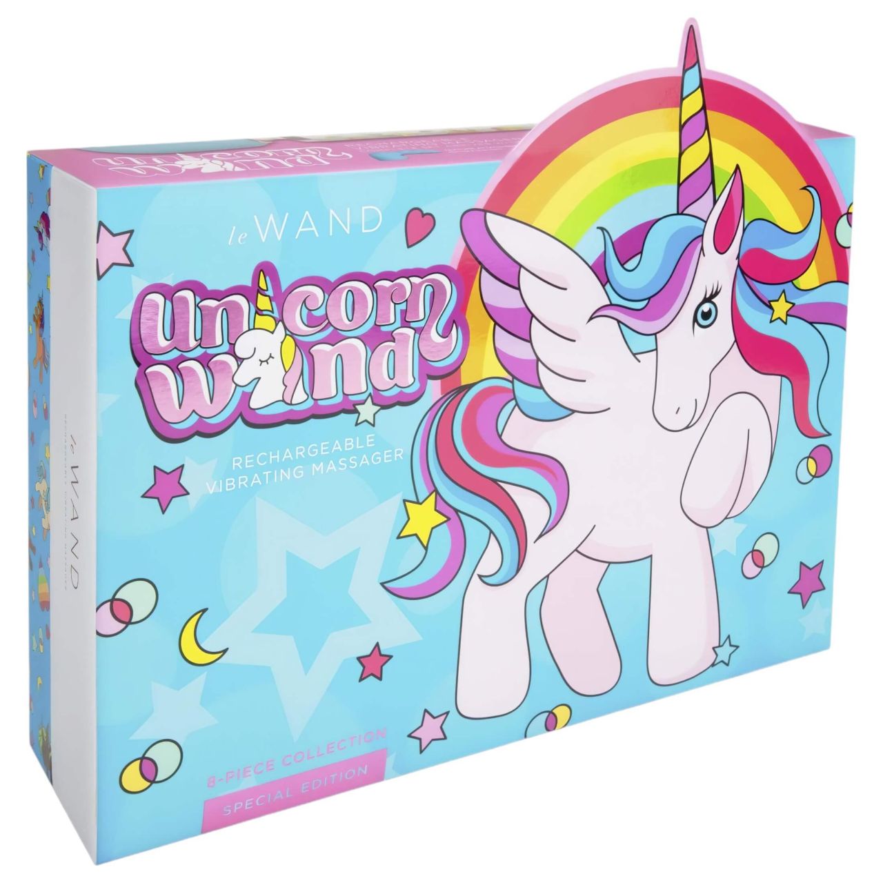 le Wand Unicorn - masszírozó vibrátor szett (szivárvány) le Wand Unicorn - masszírozó vibrátor szett (szivárvány)