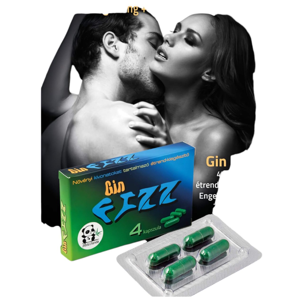 Gin FIZZ Plus - étrend kiegészítő (4db) Gin FIZZ Plus - étrend kiegészítő (4db)