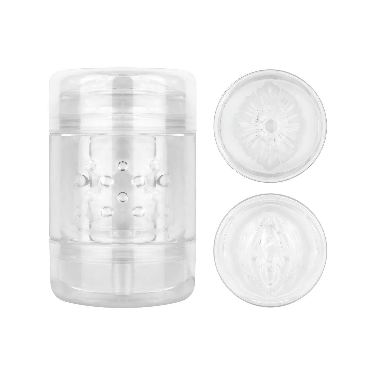 FPPR. - kétvégű maszturbátor - punci & ánusz (átlátszó) FPPR. - kétvégű maszturbátor - punci & ánusz (átlátszó)