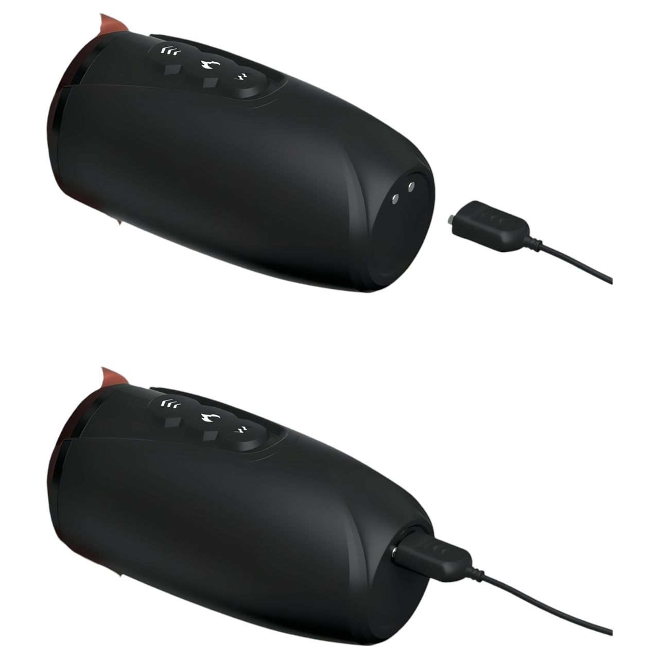 King Cock Plus 7,5 - herés lökő vibrátor (barna) King Cock Plus 7,5 - herés lökő vibrátor (barna)