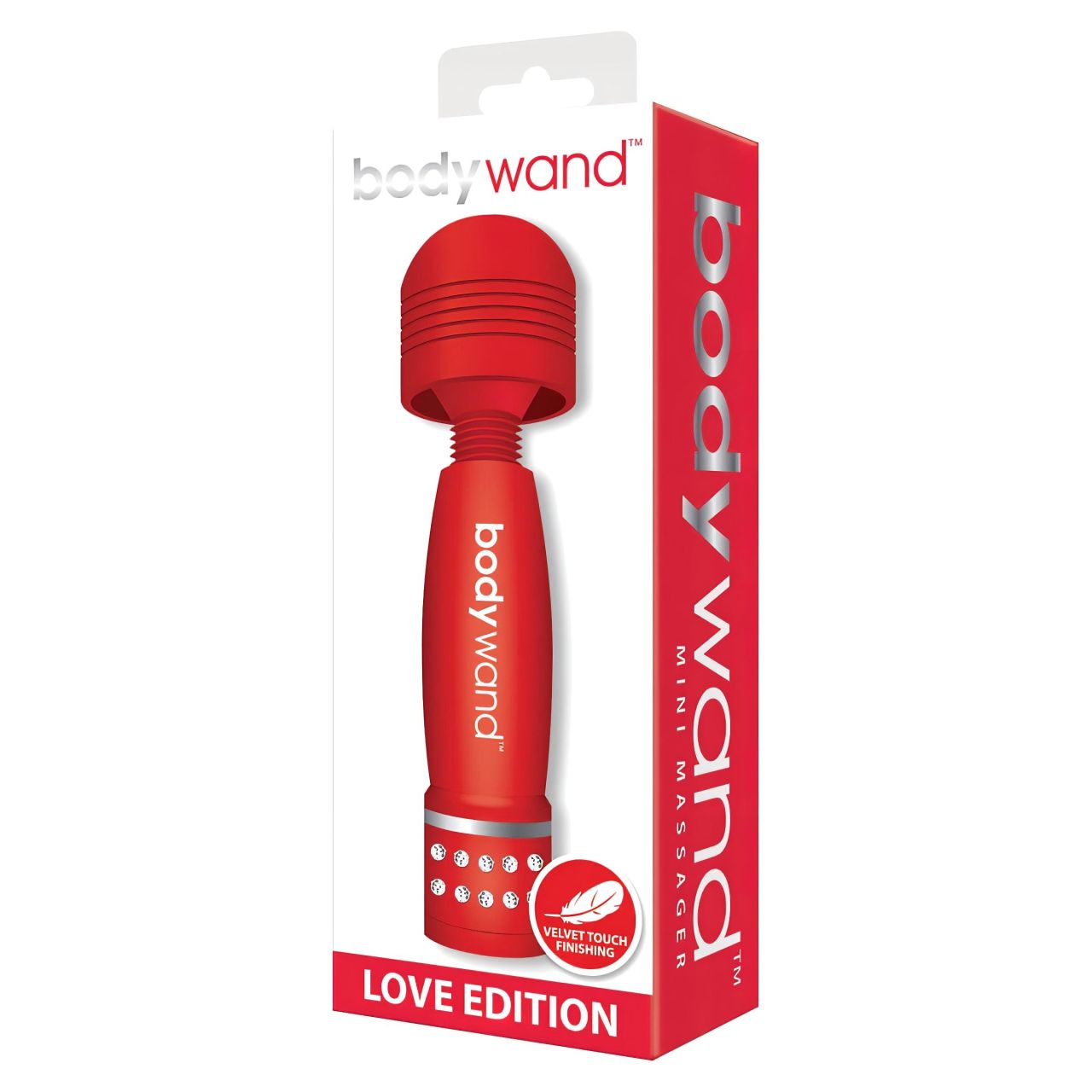 Bodywand - mini masszírozó vibrátor (piros) Bodywand - mini masszírozó vibrátor (piros)