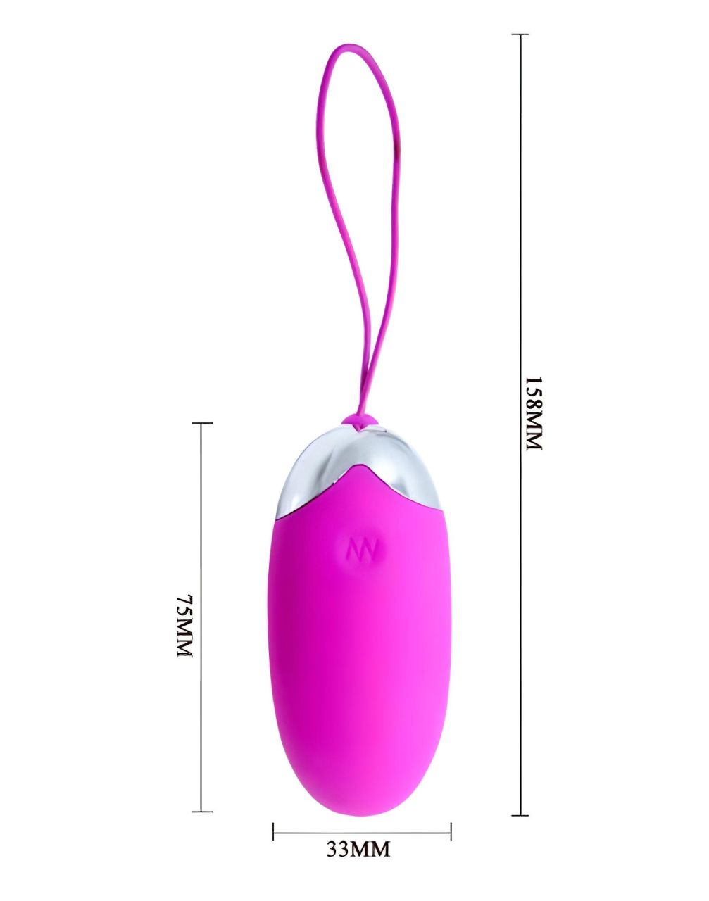 Pretty Love Berger - akkus, rádiós, vibrációs tojás (pink) Pretty Love Berger - akkus, rádiós, vibrációs tojás (pink)