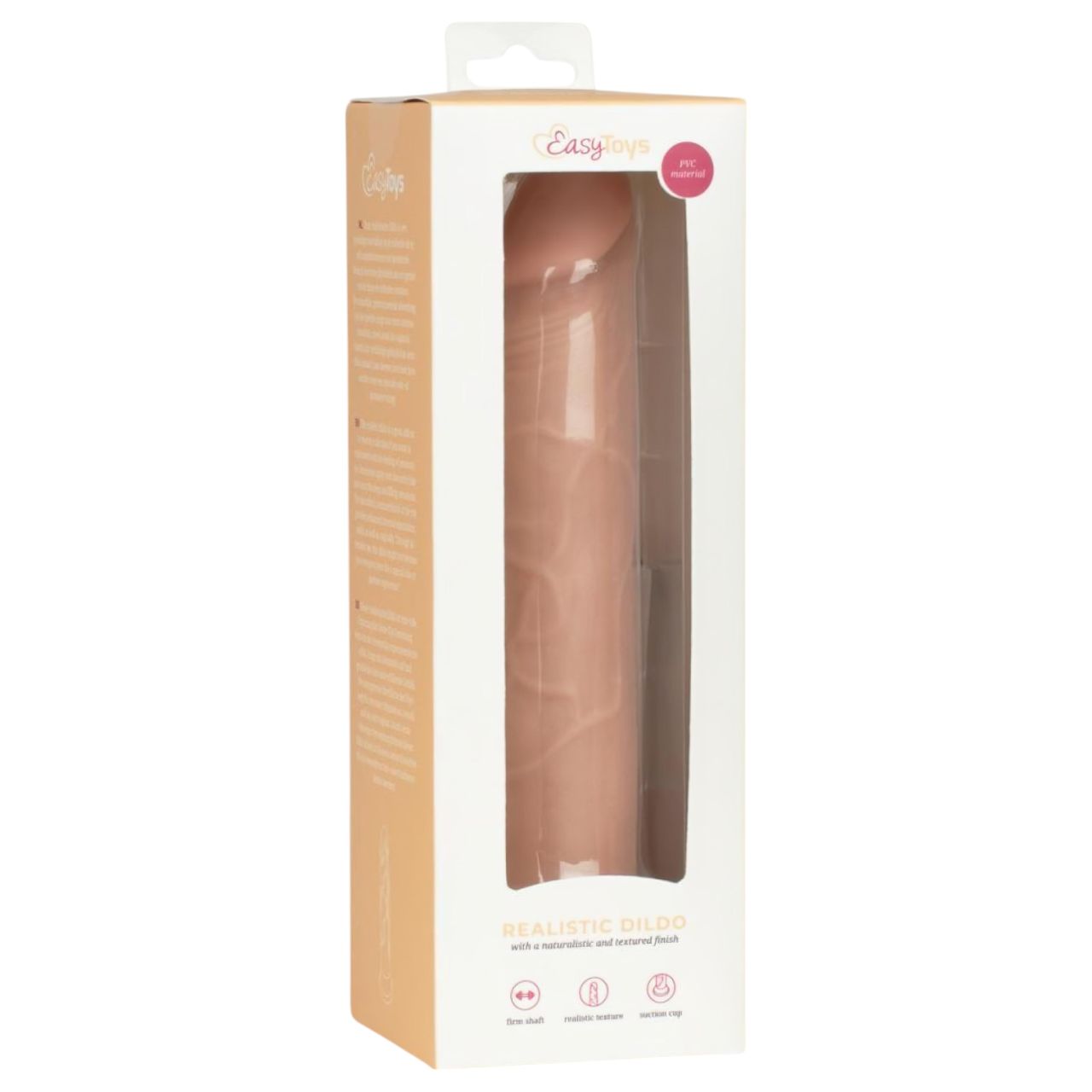 Easytoys - élethű dildó - 17,5 cm (natúr) Easytoys - élethű dildó - 17,5 cm (natúr)
