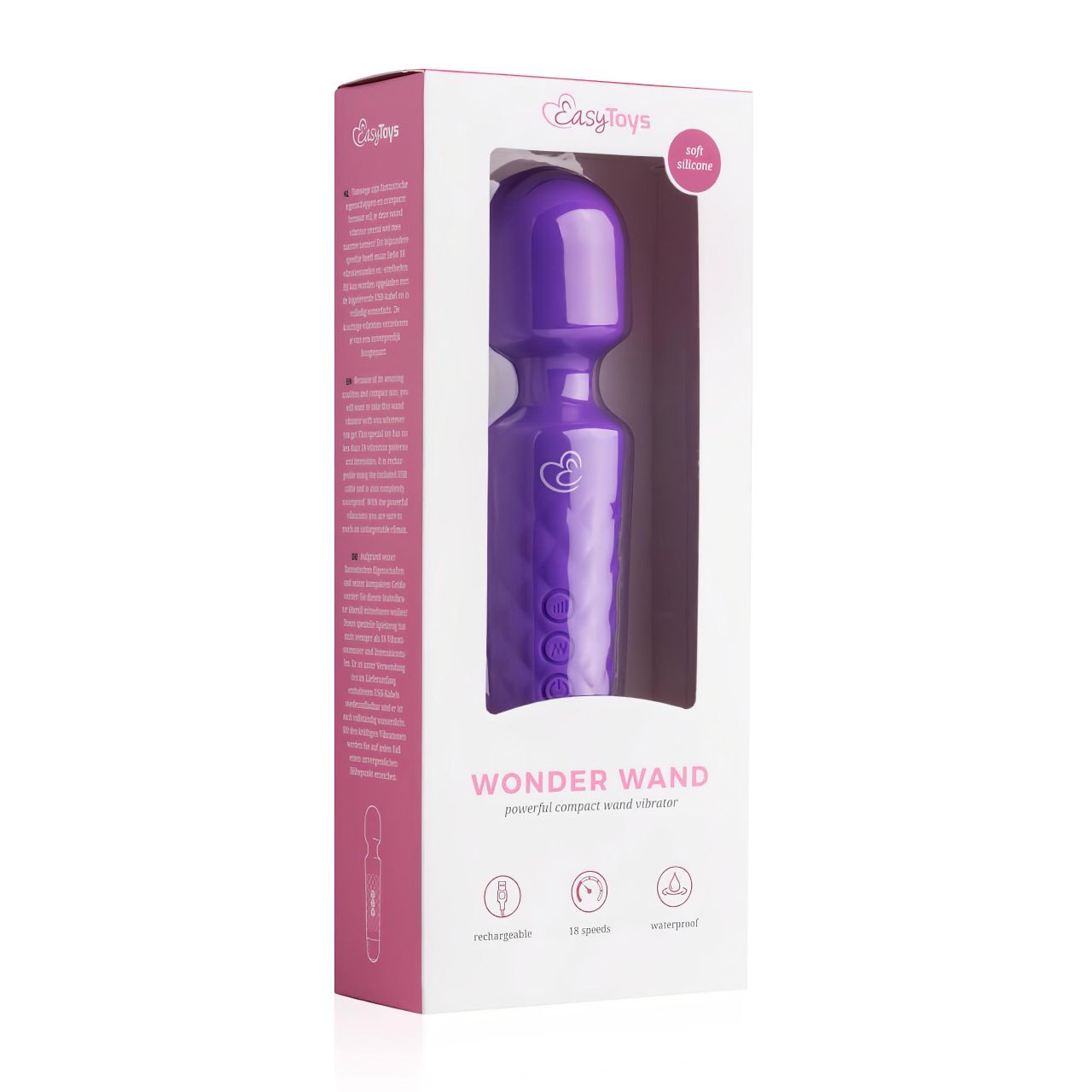 EasyToys Mini Wand - akkus masszírozó vibrátor (lila) EasyToys Mini Wand - akkus masszírozó vibrátor (lila)