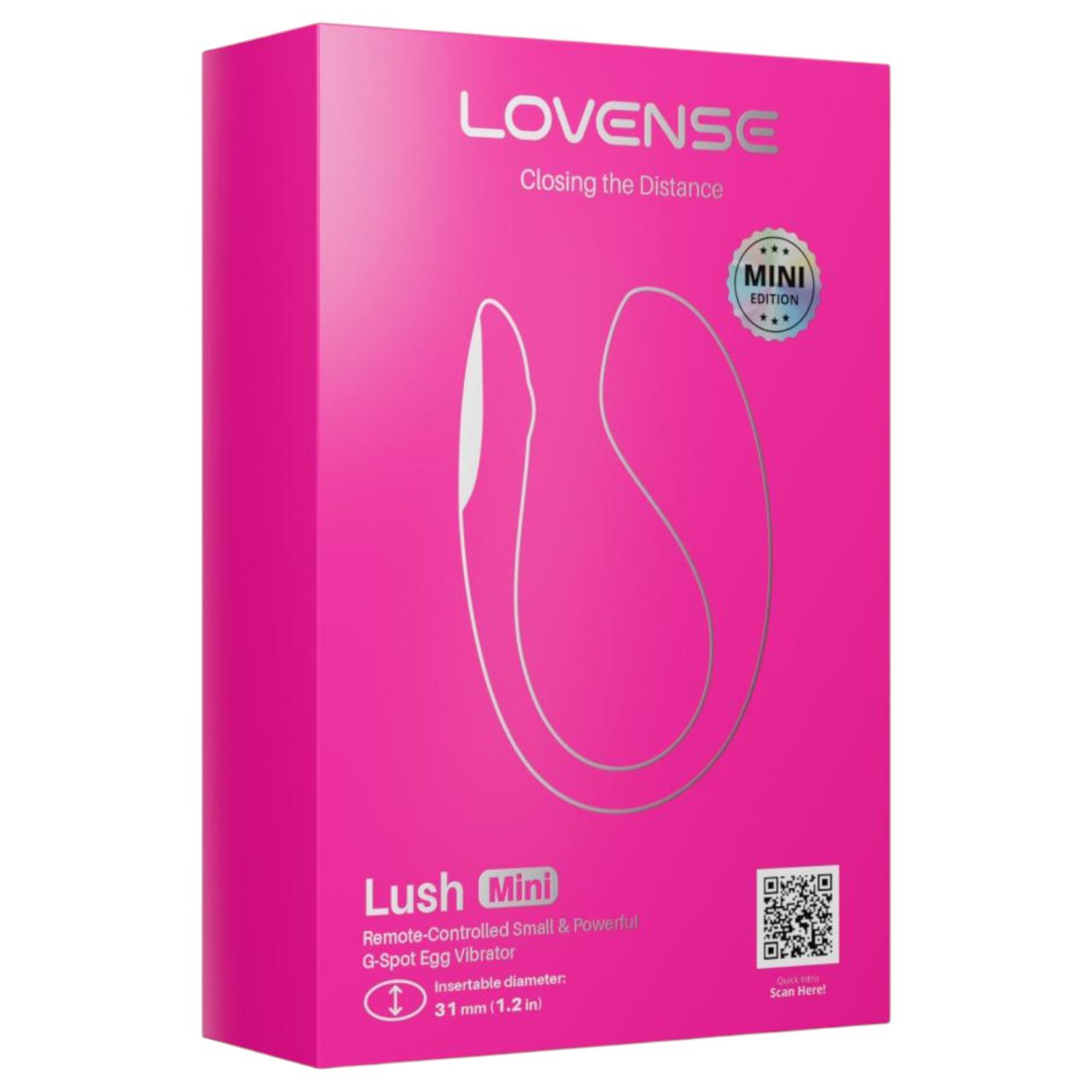 LOVENSE Lush Mini - okos vibrotojás (pink)