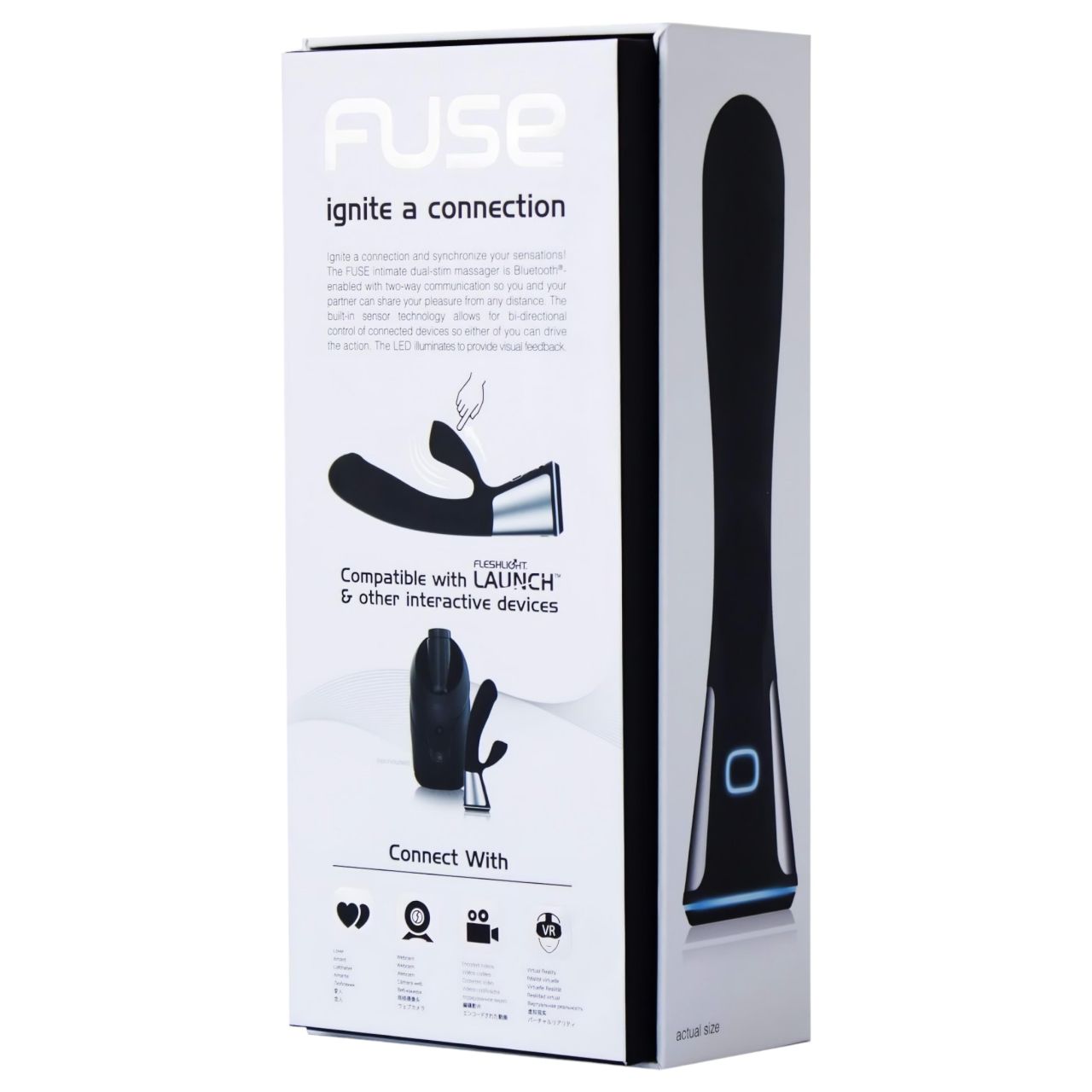 / Fleshlight OHMIBOD Kiiroo - okos csiklókaros vibrátor (fekete)