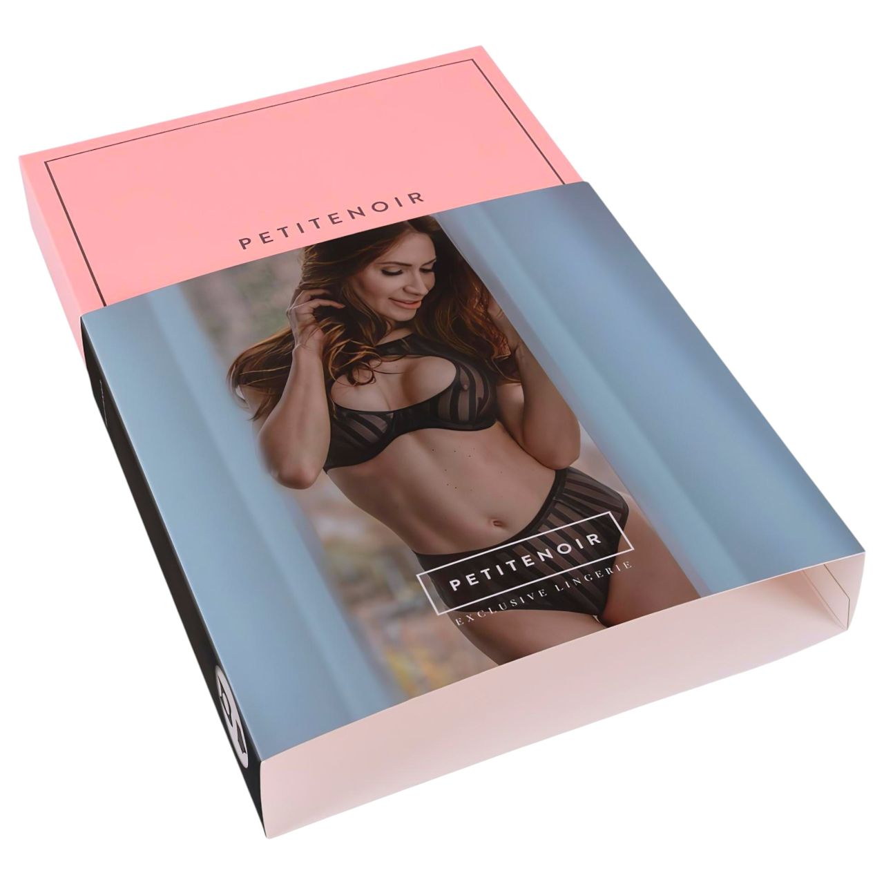 / Petite Noir Exclusive - csíkos melltartó szett (fekete) / Petite Noir Exclusive - csíkos melltartó szett (fekete)