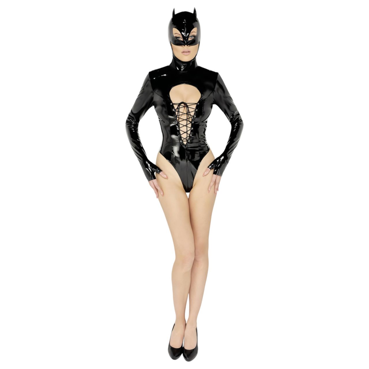Black Velvets - hosszúujjú Batwoman body (fekete) Black Velvets - hosszúujjú Batwoman body (fekete)