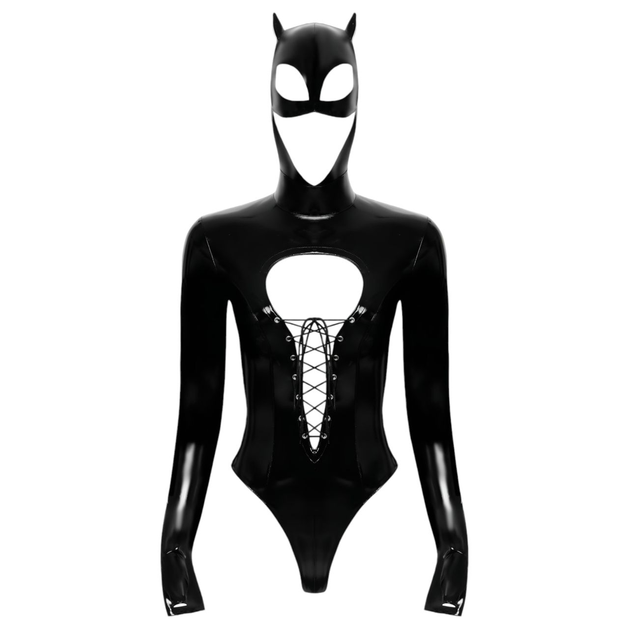 Black Velvets - hosszúujjú Batwoman body (fekete) Black Velvets - hosszúujjú Batwoman body (fekete)