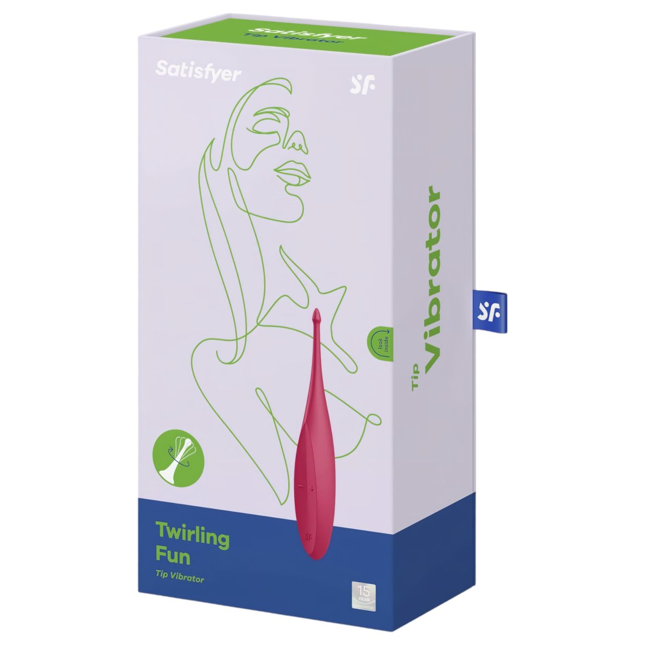 / Satisfyer Twirling Fun - akkus, vízálló csikló vibrátor (piros) / Satisfyer Twirling Fun - akkus, vízálló csikló vibrátor (piros)