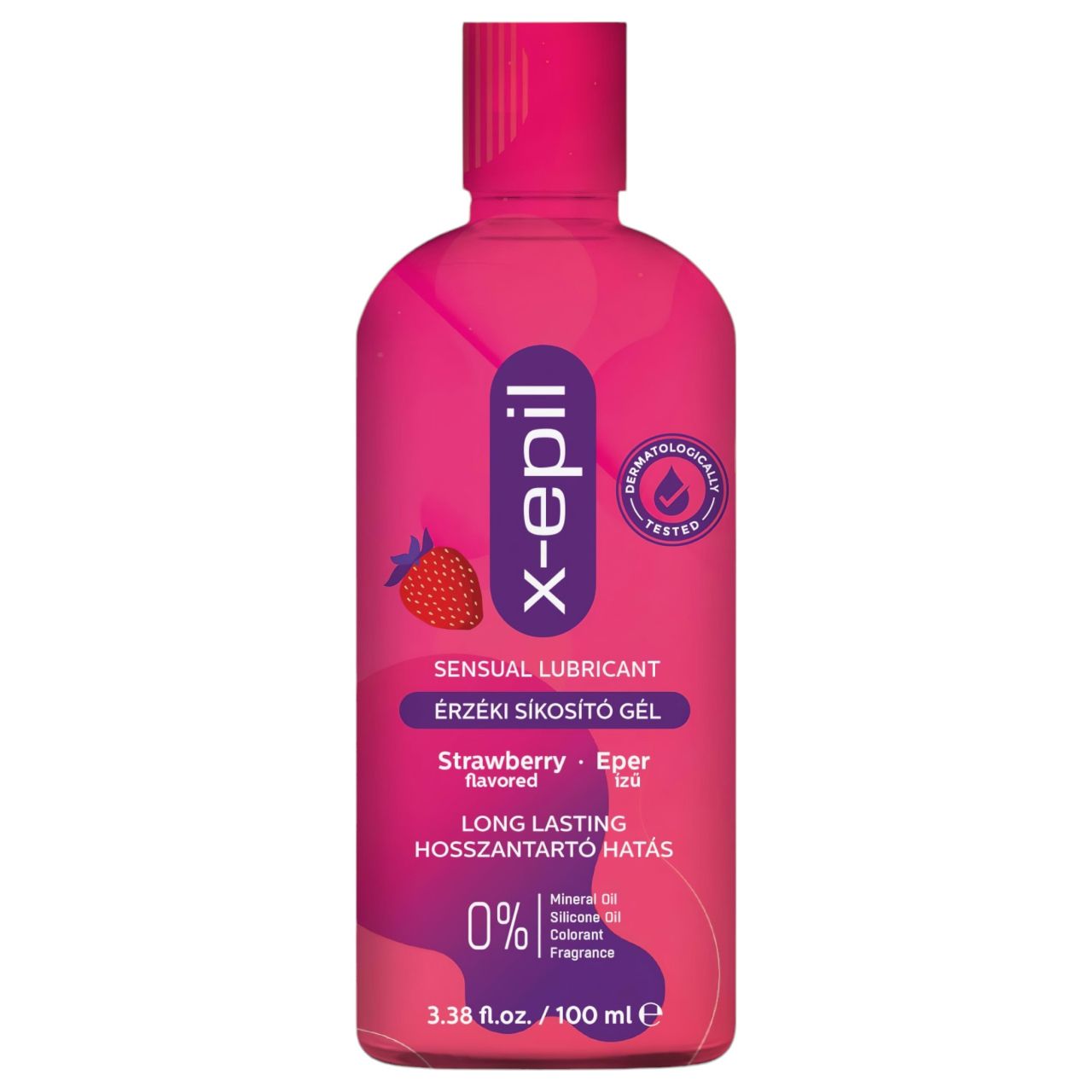 X-Epil - eper ízű érzéki síkosító gél (100ml) X-Epil - eper ízű érzéki síkosító gél (100ml)