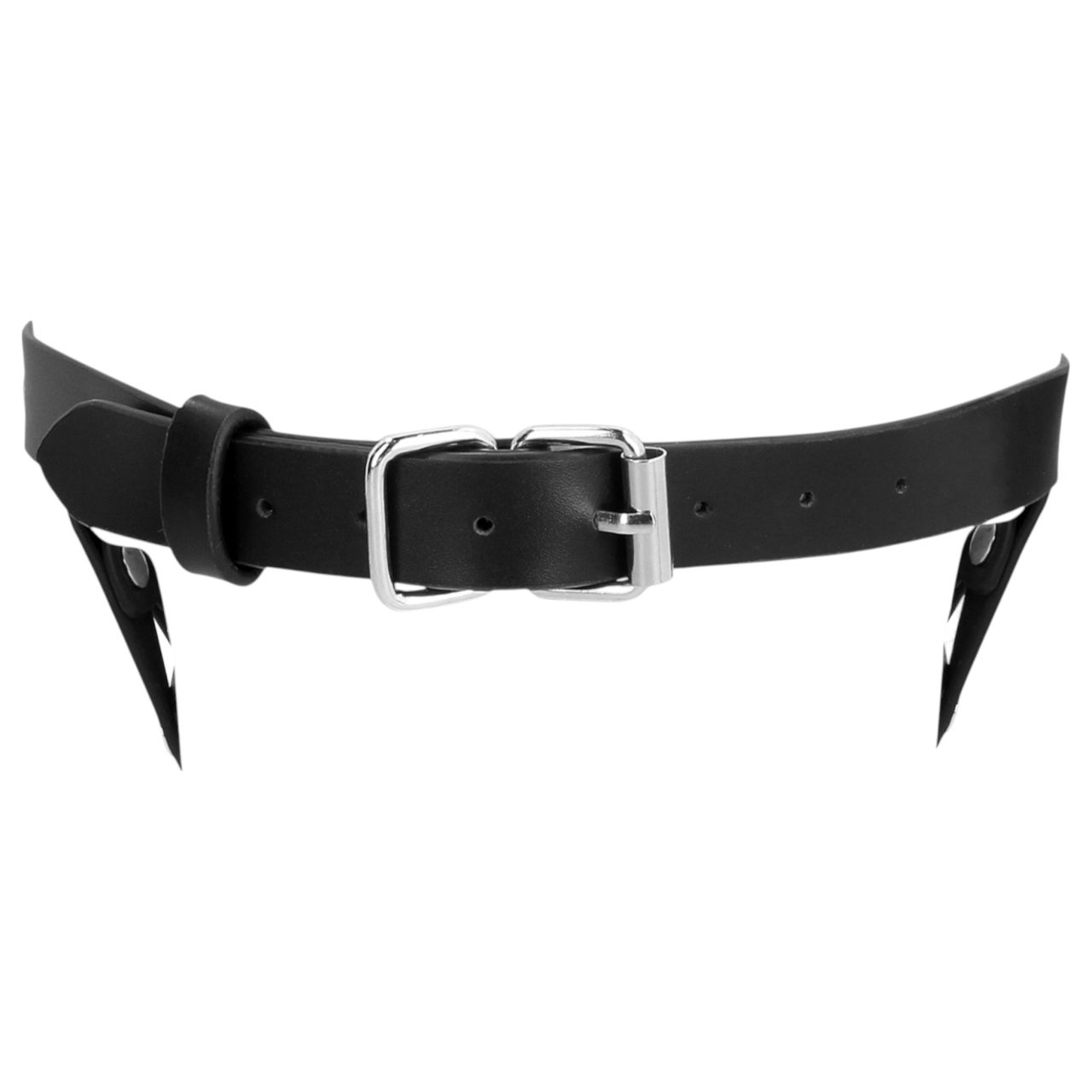 Ouch! - műbőr ketrec maszk (fekete) Ouch! - műbőr ketrec maszk (fekete)