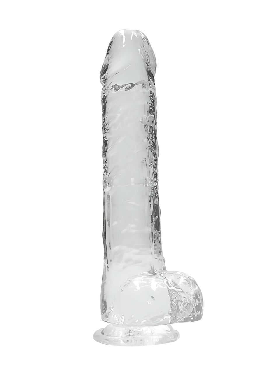 RealRock - átlátszó élethű dildó - átlátszó (22cm) RealRock - átlátszó élethű dildó - átlátszó (22cm)