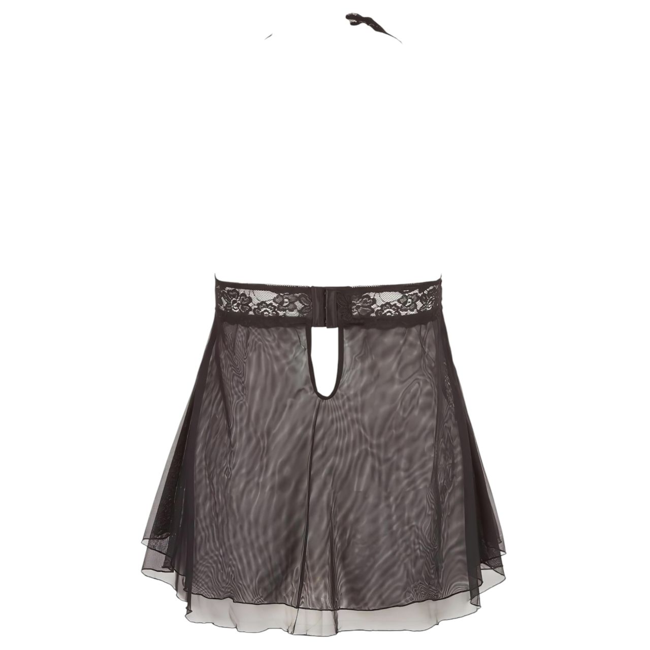 Cottelli Plus Size - csipkés lenge babydoll (fekete) Cottelli Plus Size - csipkés lenge babydoll (fekete)