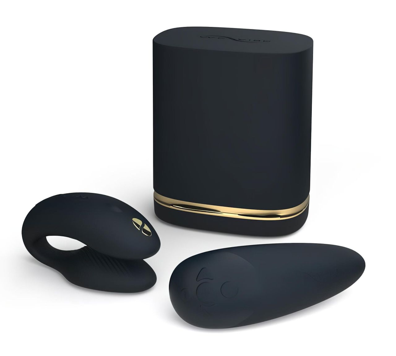 Womanizer Golden Moments 2 - csikló- és párvibrátor (fekete) Womanizer Golden Moments 2 - csikló- és párvibrátor (fekete)