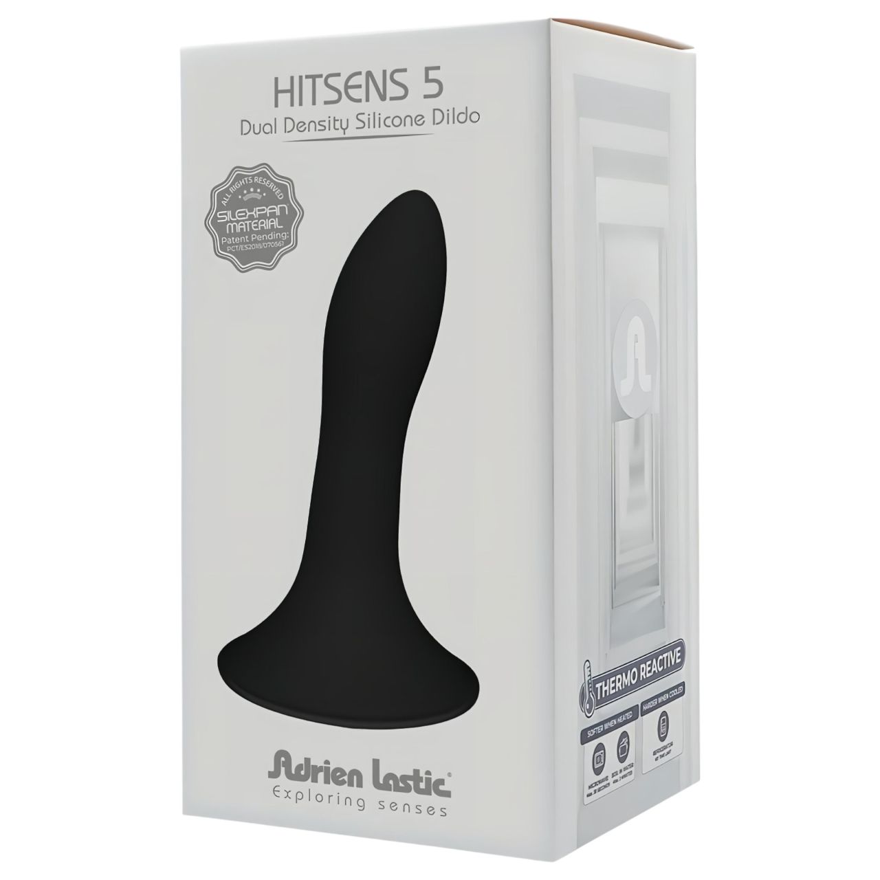 Adrien Lastic Hitsens 5 - Thermo Reactive anál dildó (fekete) Adrien Lastic Hitsens 5 - Thermo Reactive anál dildó (fekete)