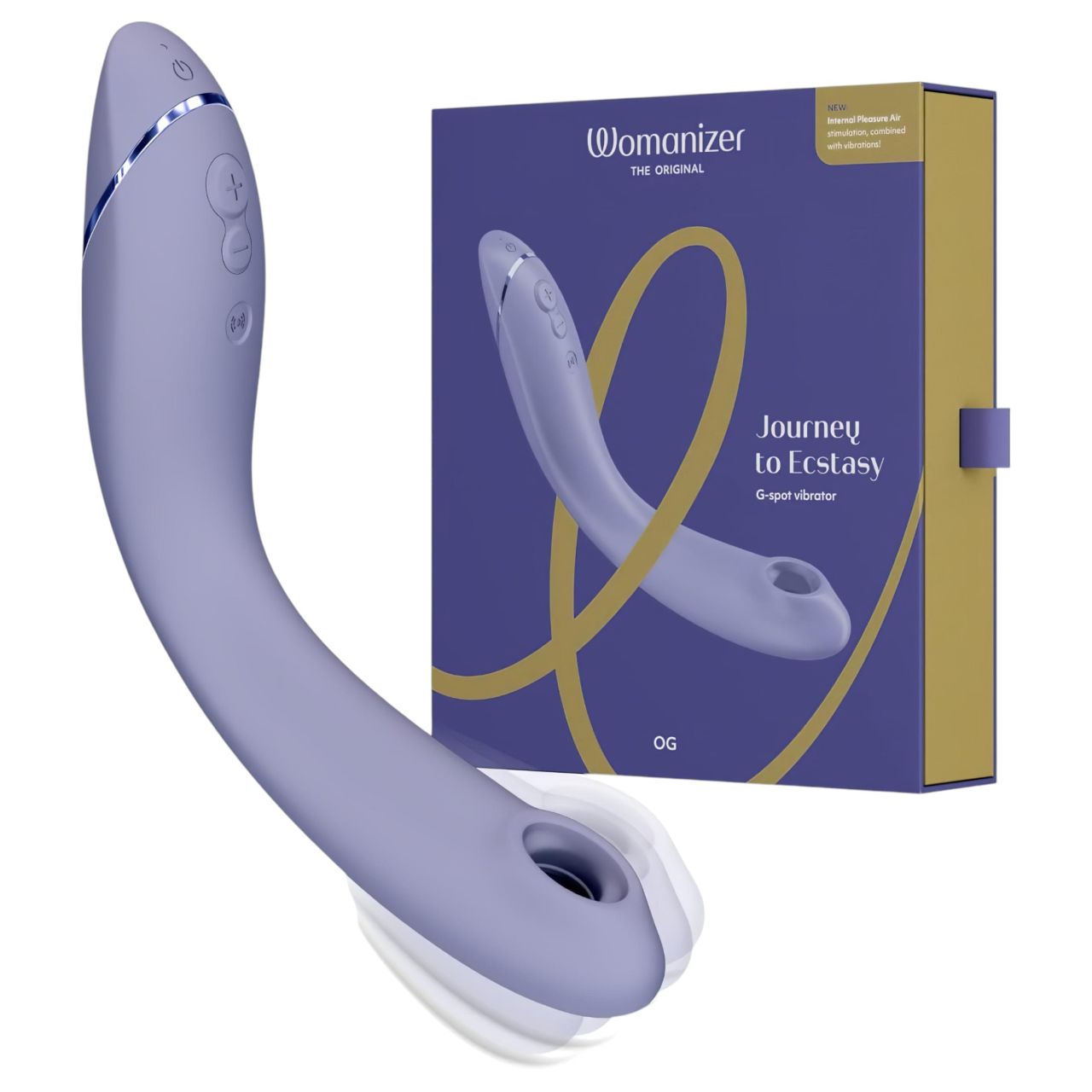 Womanizer OG - akkus, léghullámos 2in1 G-pont vibrátor (lila) Womanizer OG - akkus, léghullámos 2in1 G-pont vibrátor (lila)