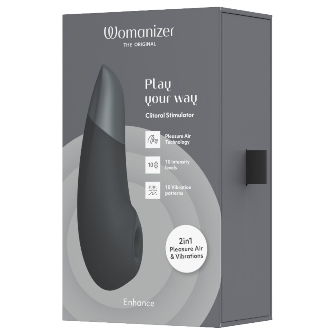 Womanizer Enhance - léghullámos csiklóizgató (fekete) Womanizer Enhance - léghullámos csiklóizgató (fekete)